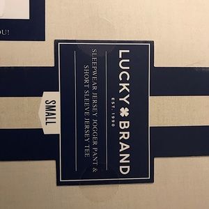 Lucky Brand Sleepwear Boxed ready for Gift wrap.  NEW In Box. Great Buy!!!